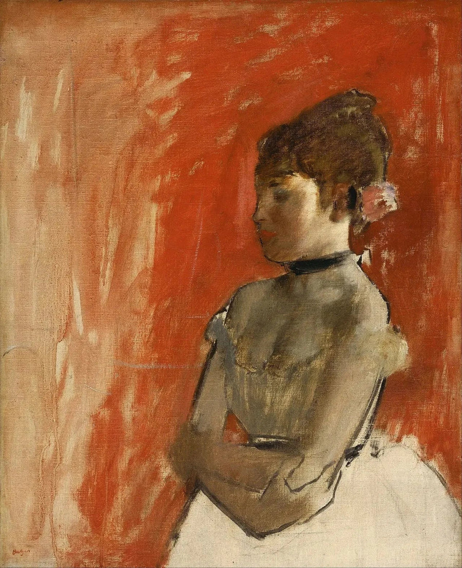 Kolları Kavuşturmuş Bale Dansçısı - Edgar Degas