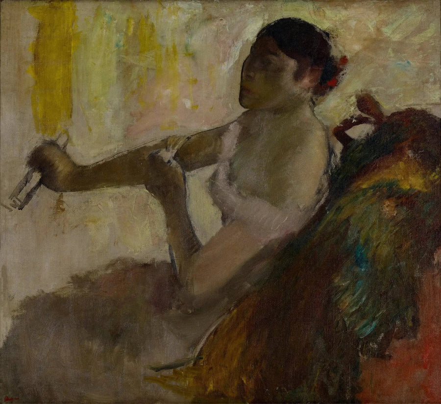 Mlle Rose Caron'un Portresi - Edgar Degas