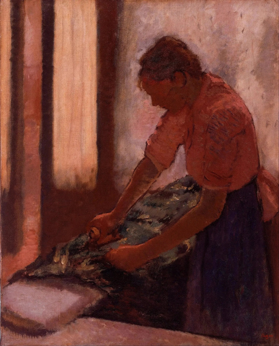 Ütü yapan kadın - Edgar Degas