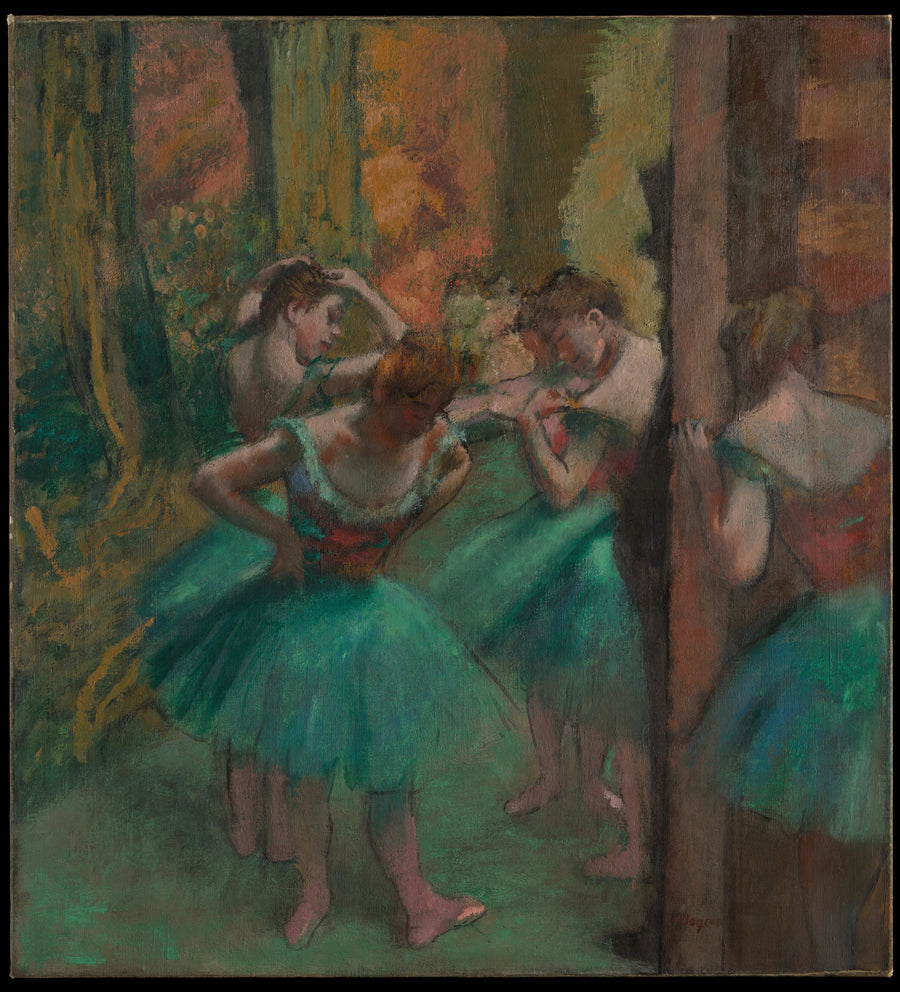 Dansçılar, pembe ve yeşil - Edgar Degas