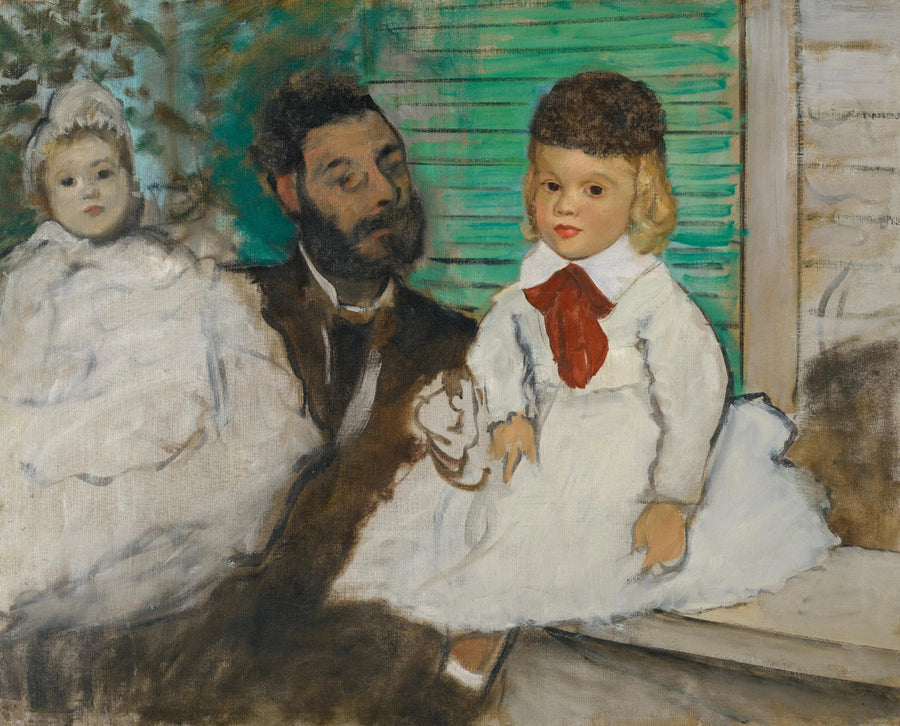 Ludovic Lepic ve Kızları - Edgar Degas