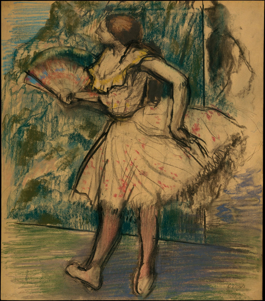 Fanlı Dansçı - Edgar Degas
