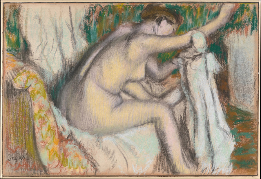 Kolunu kurutan kadın - Edgar Degas