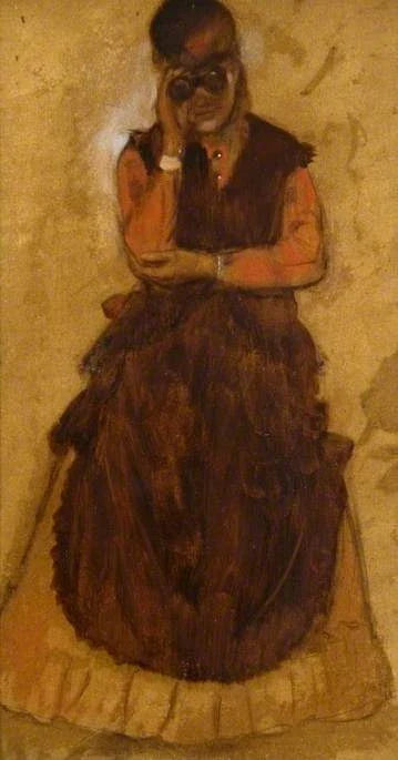 Dürbünle Bakan Kız - Edgar Degas