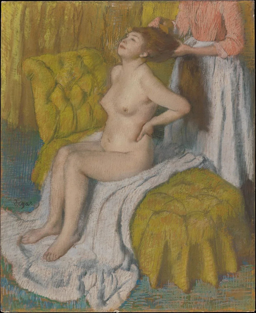 Saçlarını taratan kadın - Edgar Degas