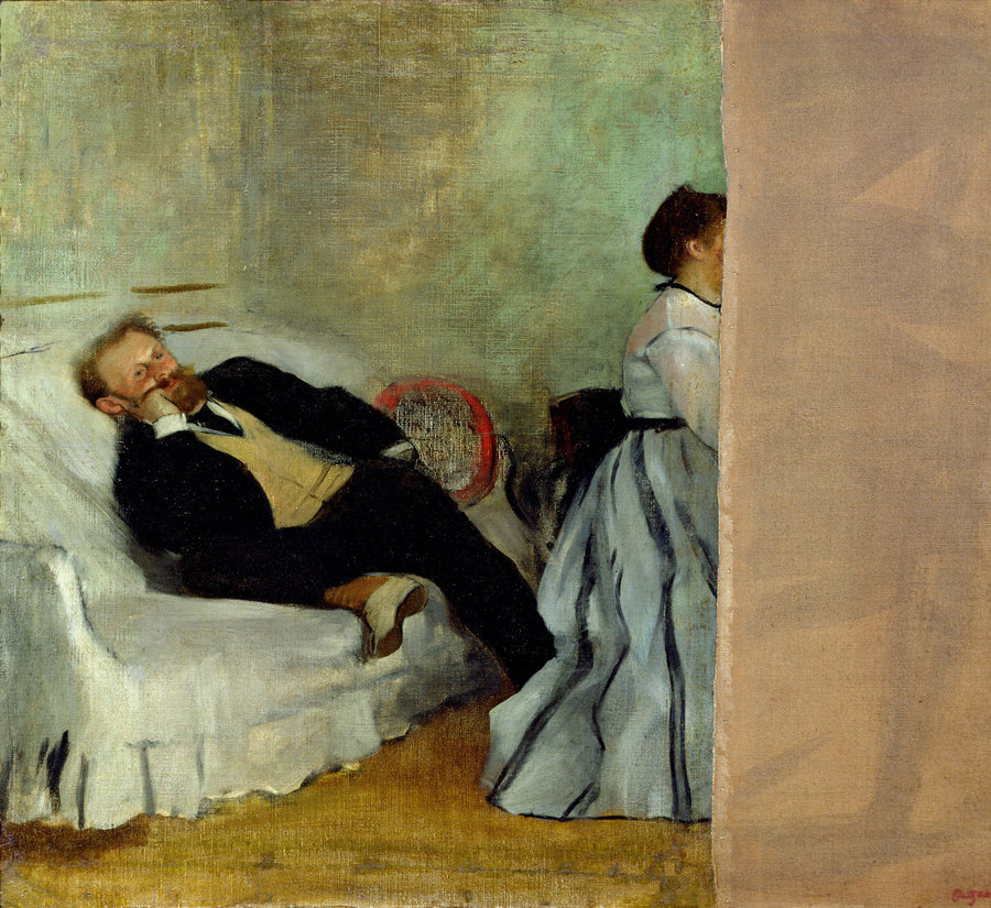 Monsieur ve Madame Édouard Manet - Edgar Degas