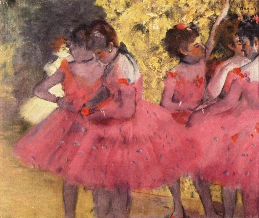 Kırmızı Etekli Dansçılar - Edgar Degas