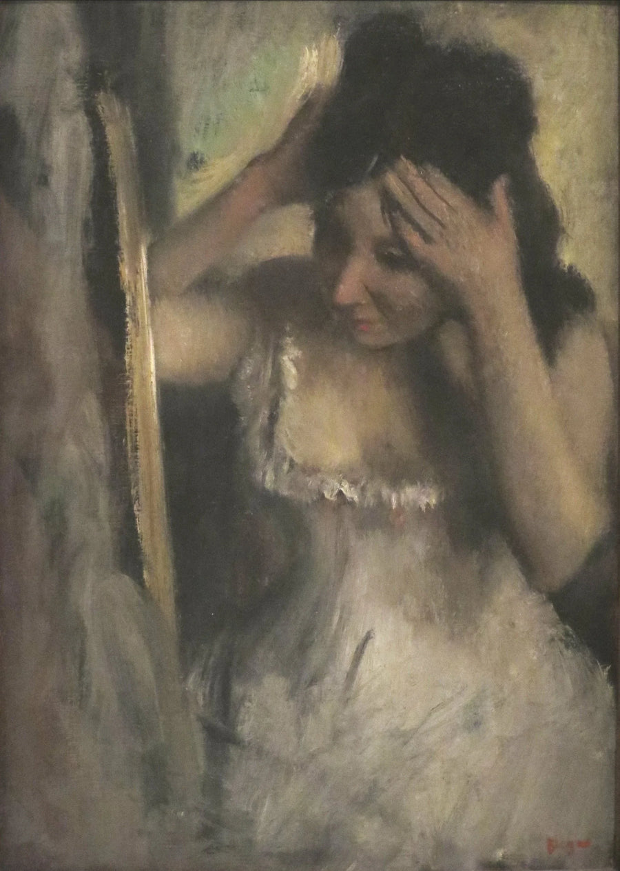 Saçını yapan kadın - Edgar Degas