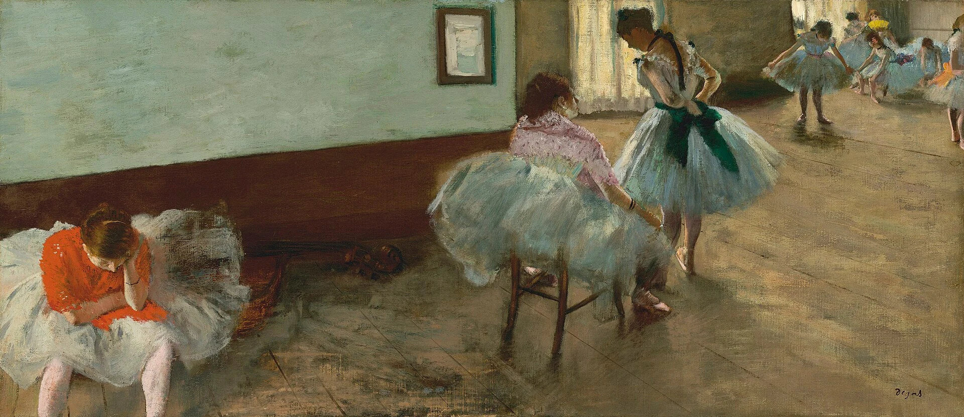 La Leçon de danse par Edgar Degas – reproduction peinture à l’huile sur toile
