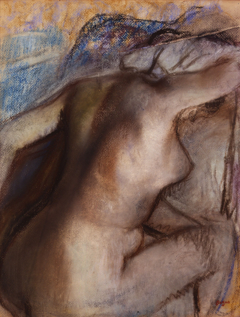 Banyodan sonra kendini silen kadın - Edgar Degas