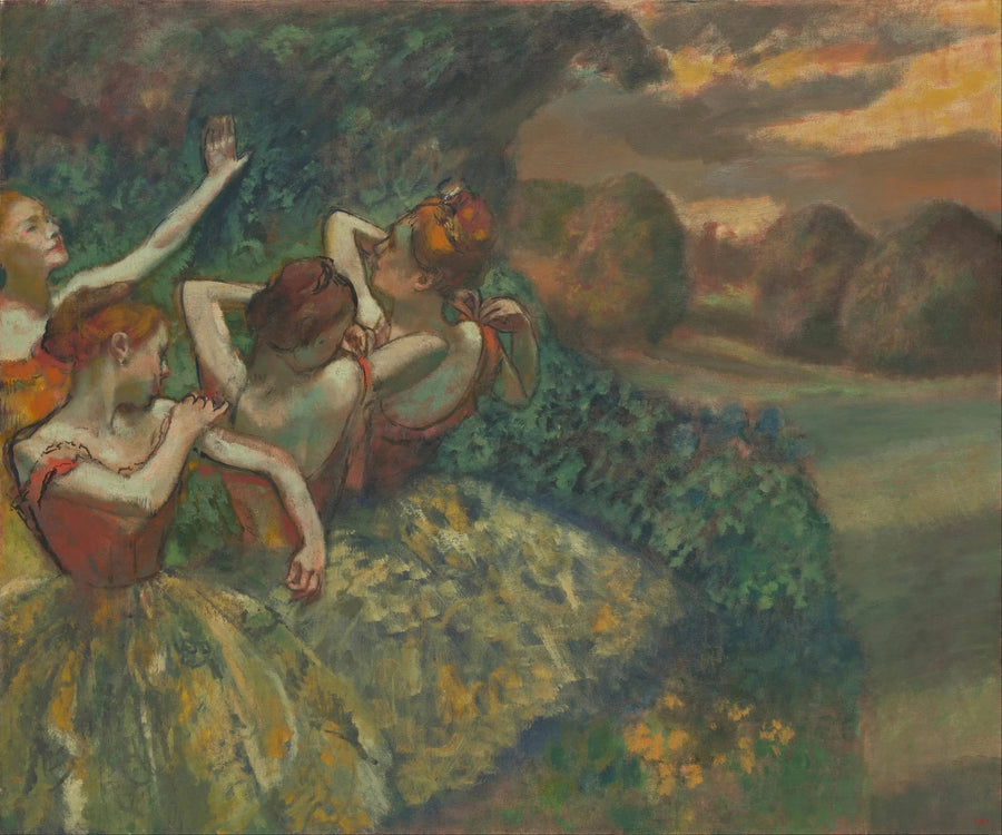 Dört Dansçı - Edgar Degas