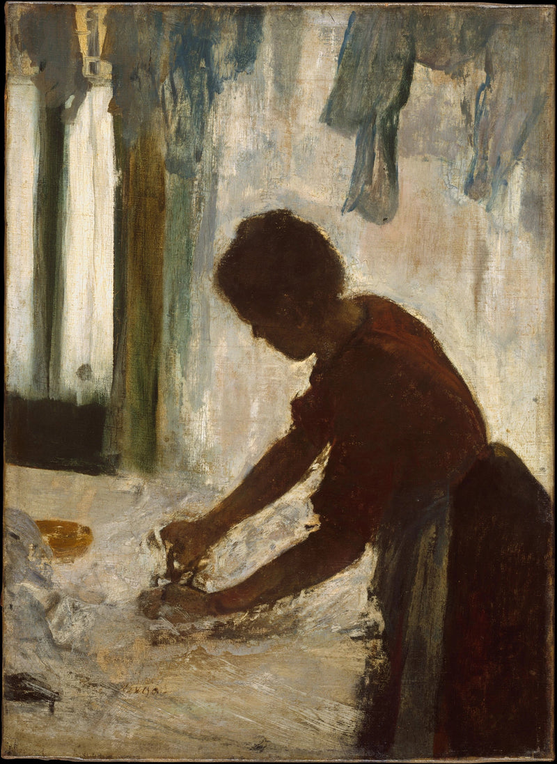 Ütü yapan bir kadın - Edgar Degas