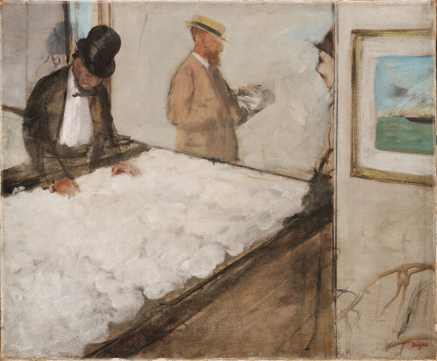 New Orleans'taki Pamuk Tüccarları - Edgar Degas