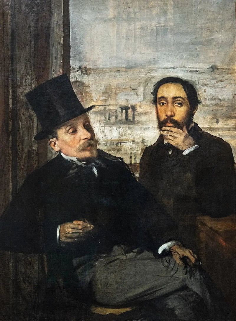 Degas ve Évariste de Valernes - Edgar Degas