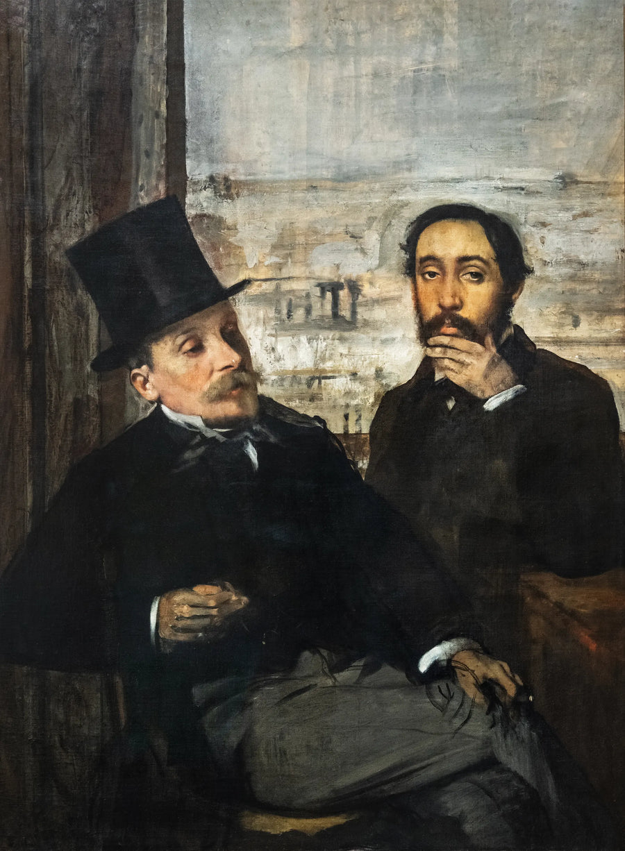 Degas ve Évariste de Valernes - Edgar Degas