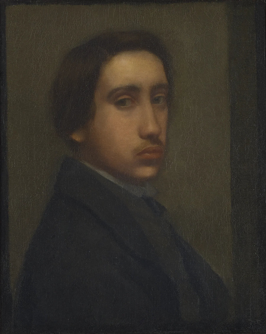 Siyah fraklı Degas (Otoportre) - Edgar Degas