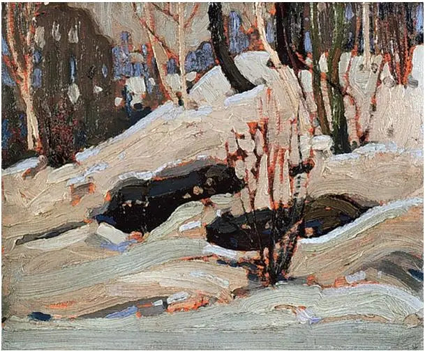 Dégel : kar bankları - Tom Thomson