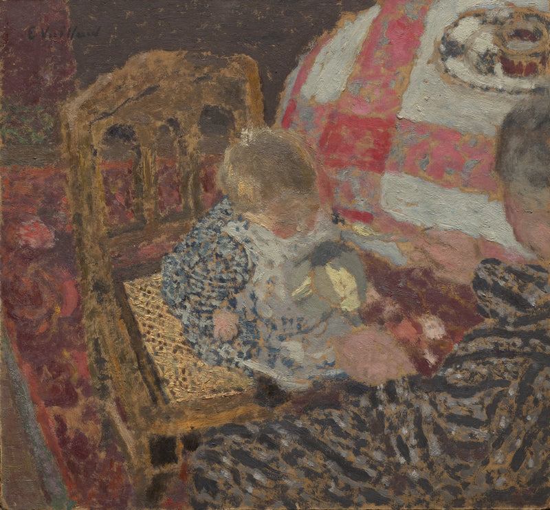 Kahvaltı (Annette ve büyükannesi) - Édouard Vuillard
