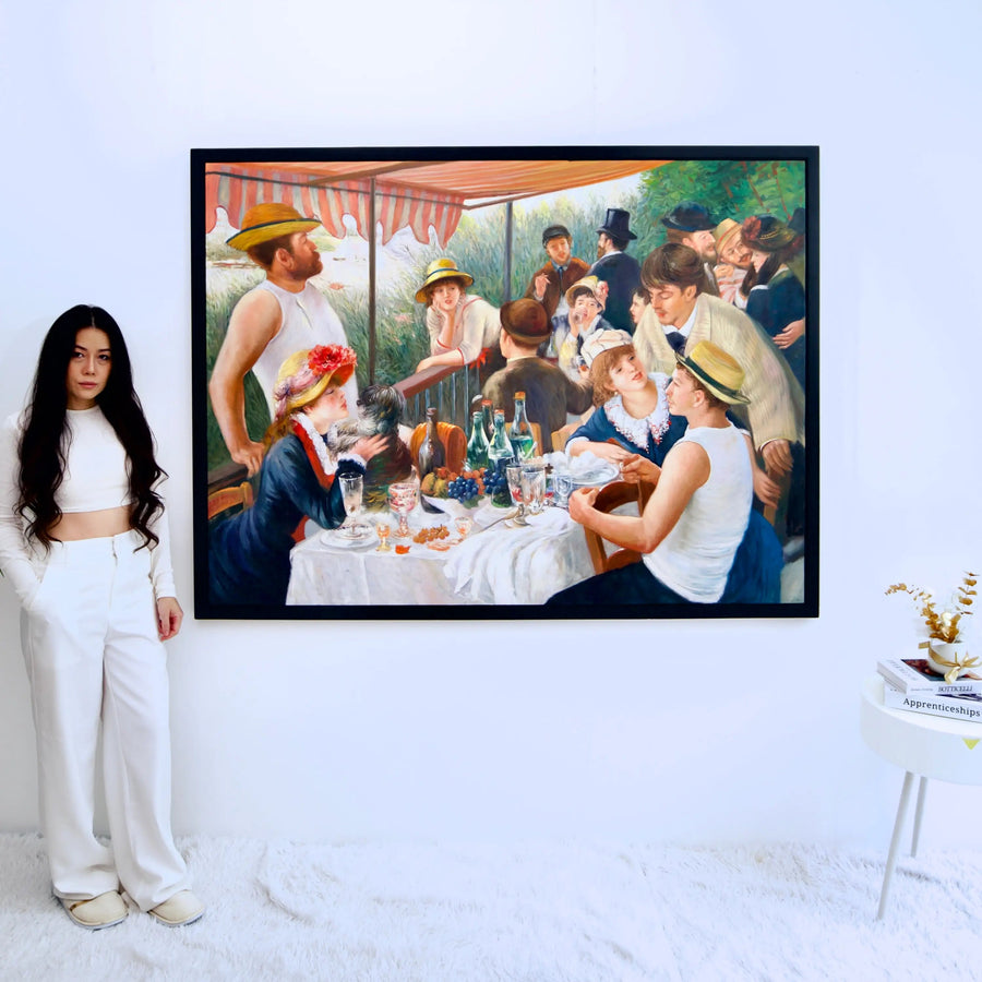 'Kanocuların Öğle Yemeği (Renoir) - Alpha Reproduction'  | 160x120 cm
