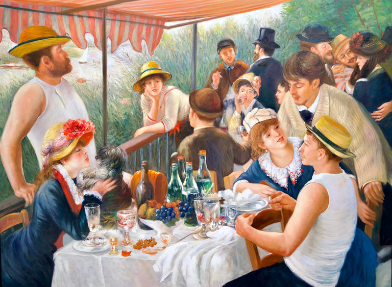 'Kanocuların Öğle Yemeği (Renoir) - Alpha Reproduction'  | 160x120 cm