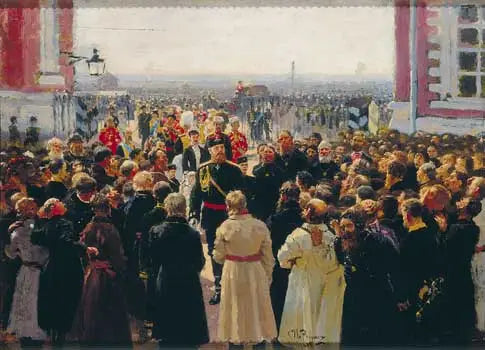 Alexandre III önünde voğt delegasyonu - Ilya Repin