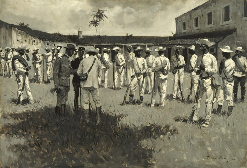 Gomez Ordusunun Dağıtılması - Frederic Remington
