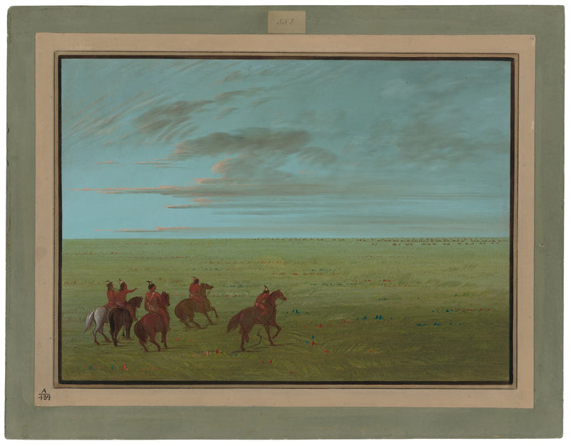 Connibos'tan Vahşi Atlar için - George Catlin