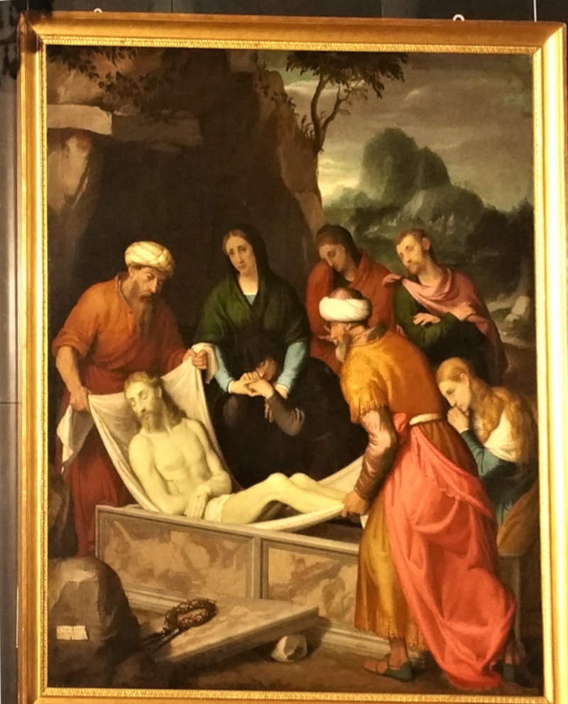 İsa'nın mezara konulması - Giovanni Battista Moroni