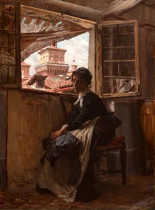 Ferrara tavan arasından - Giovanni Boldini