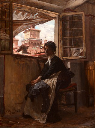 Ferrara tavan arasından - Giovanni Boldini