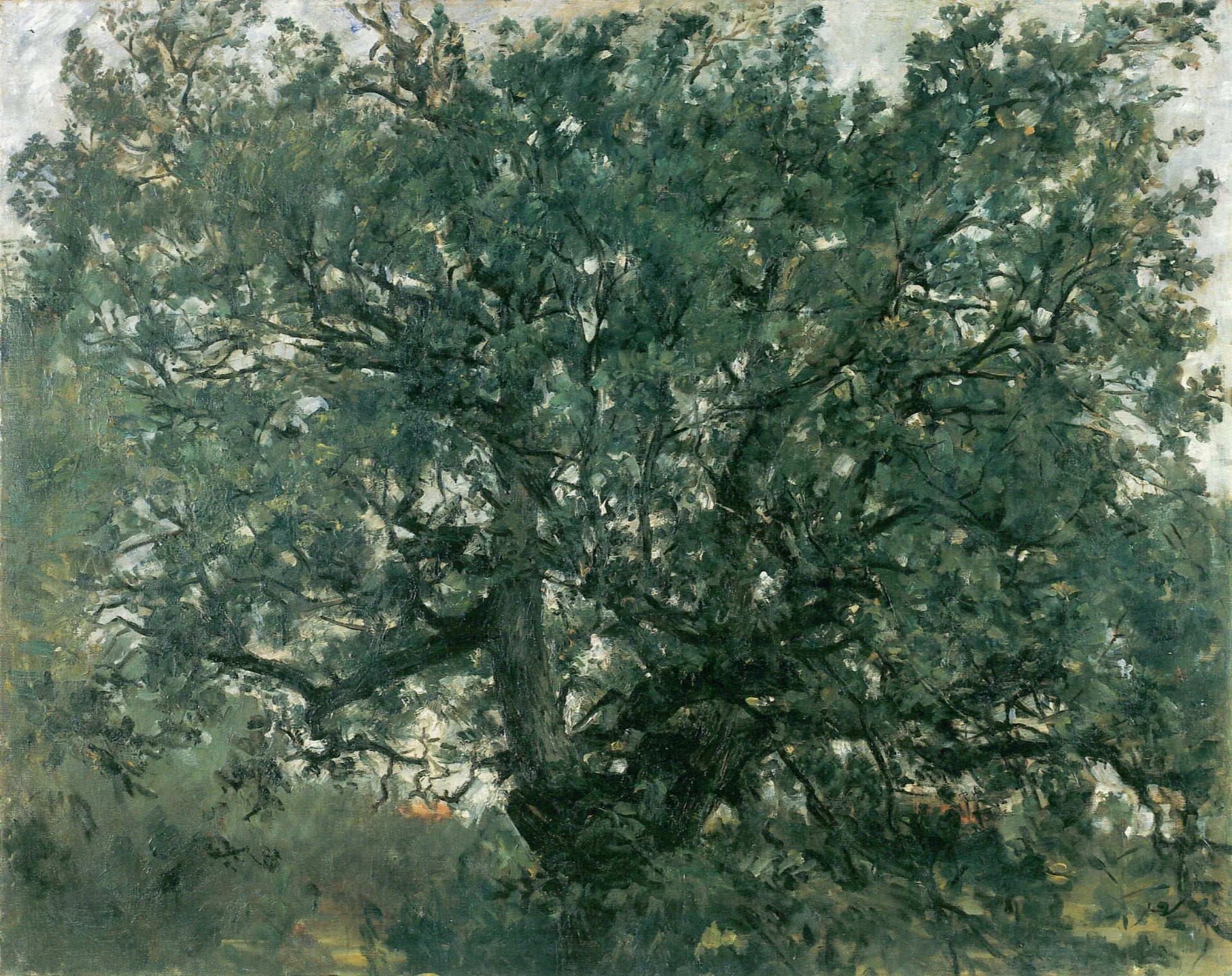 Der Eichbaum - Lovis Corinth image 1 copie de tableau peinte à la main