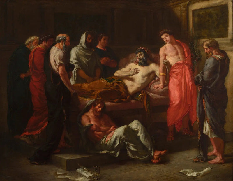 İmparator Marcus Aurelius'un Son Sözleri - Eugène Delacroix