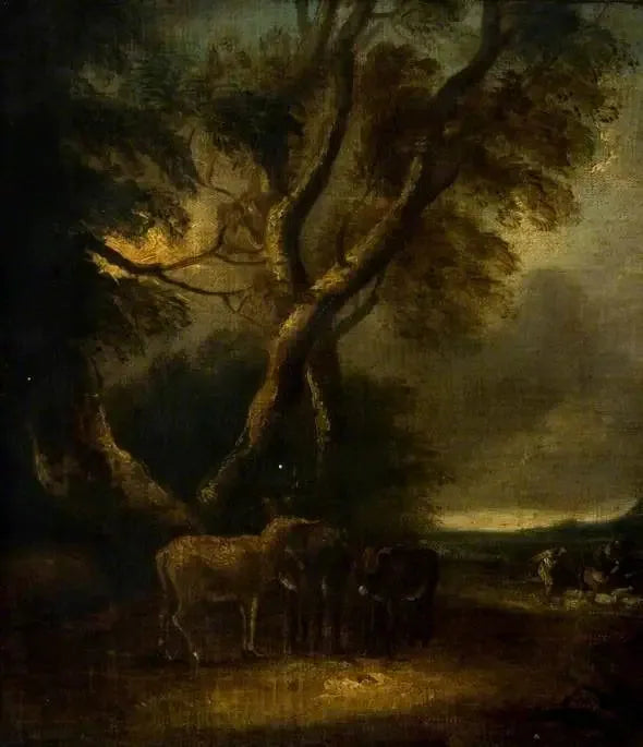 Fırtınada Eşekler - Thomas Gainsborough