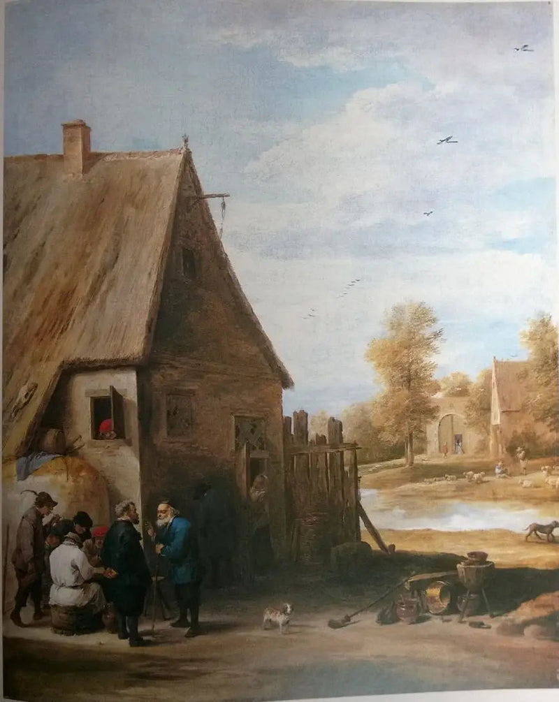Bir Hanın Önünde Çiftçiler - David Teniers Genç