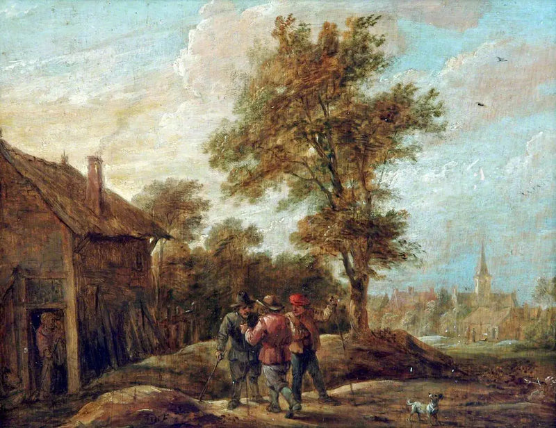 Bir Manzara İçinde Kaba Kuvvetler - David Teniers genç