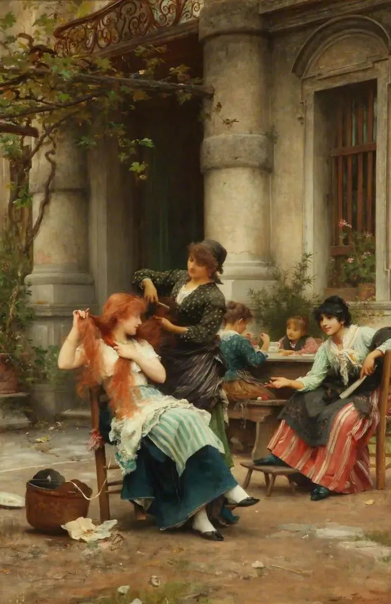 Açık hava tuvaleti - Luke Fildes