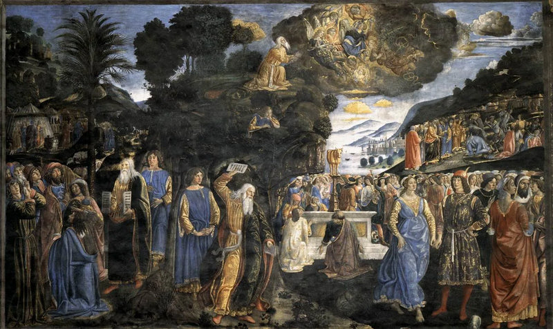 Sina Dağı'ndan İniş - Cosimo Rosselli