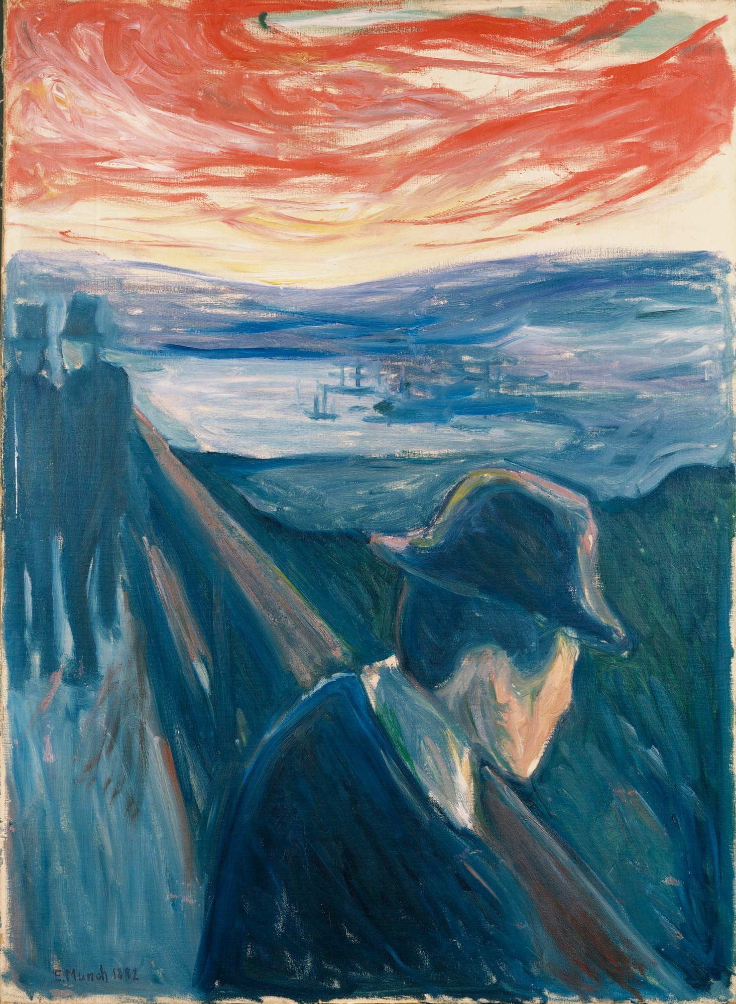 Reproduction du tableau « Désespoir - Edvard Munch » par Alpha Reproduction en peinture à l’huile