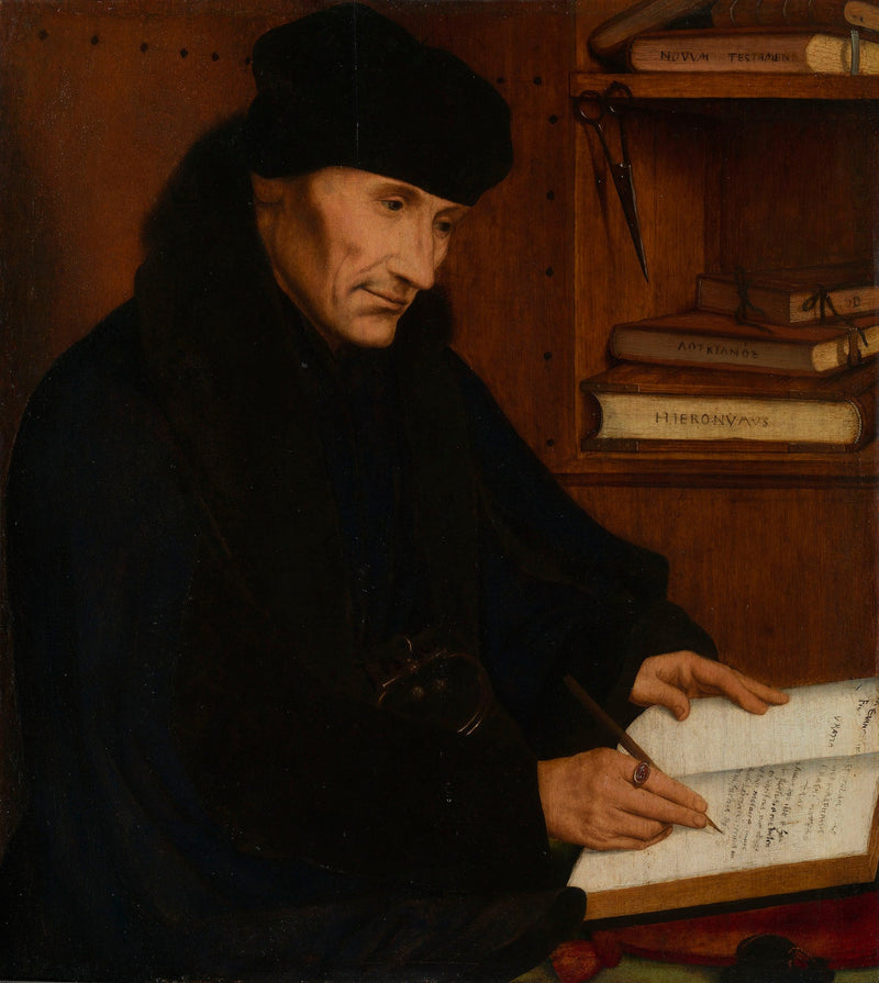 Desiderius Érasme (1466-1536) - Quentin Metsys