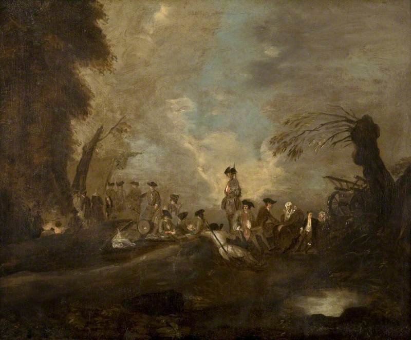 Dinlenme Molası - Antoine Watteau