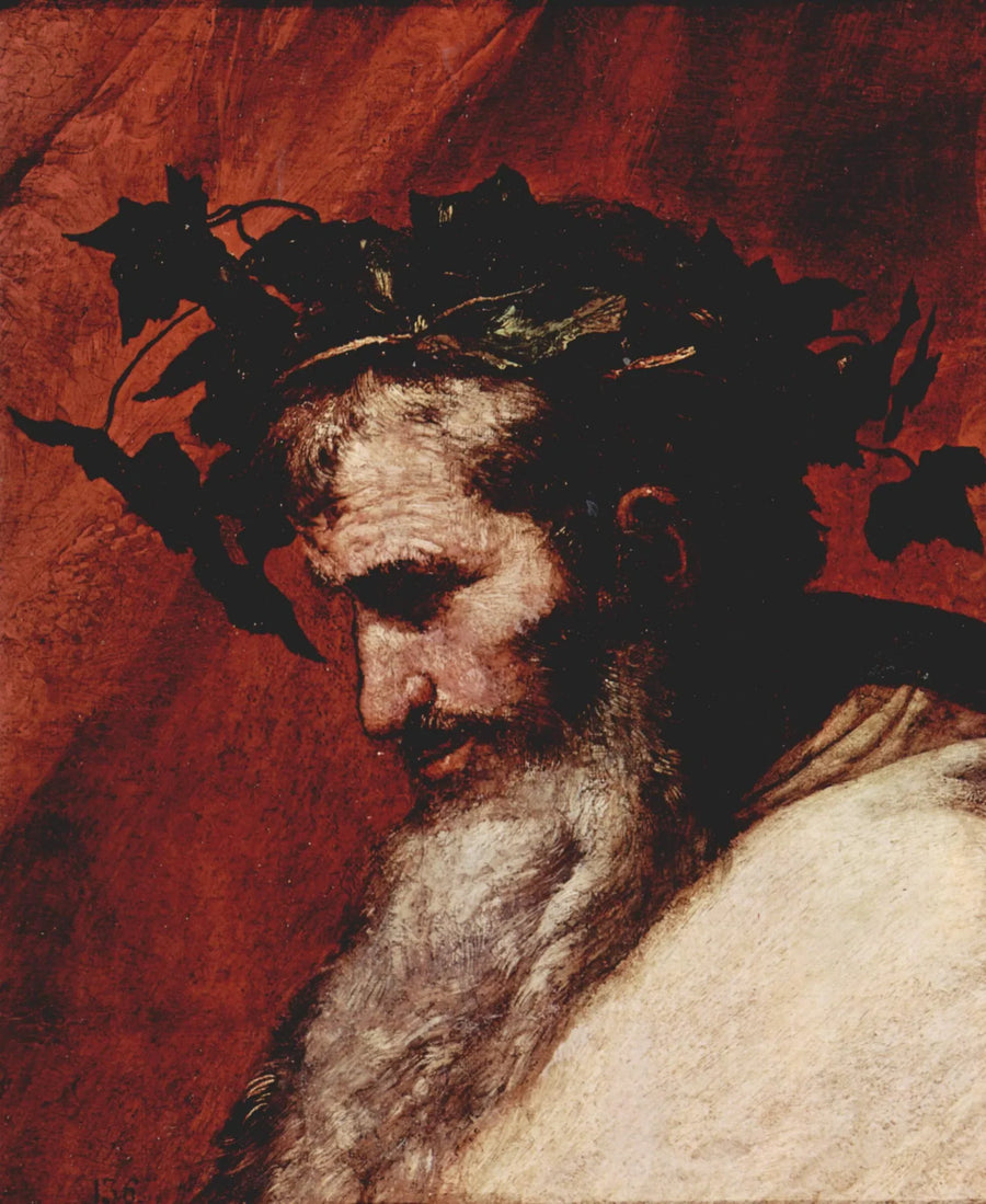 Bacchus başlığı detayı - Jusepe de Ribera
