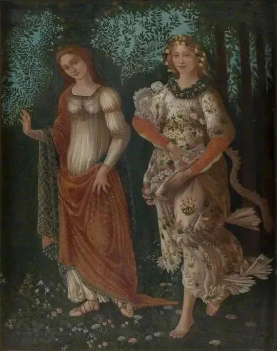 Botticelli'nin "Bahar" Detayı - Sandro Botticelli