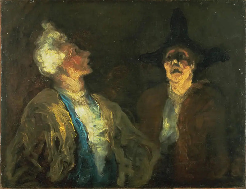 İki Aktör (Komedi Sahnesi) - Honoré Daumier