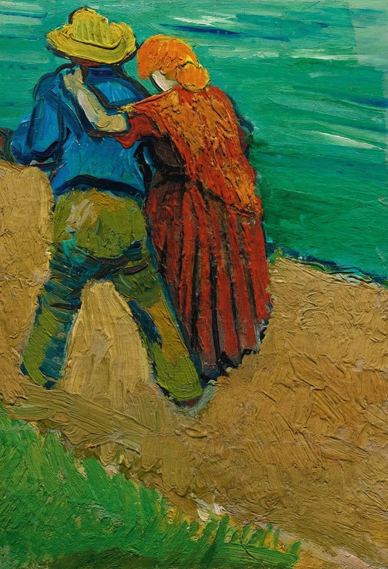Provence'de Églogue - bir aşık çifti - Vincent van Gogh