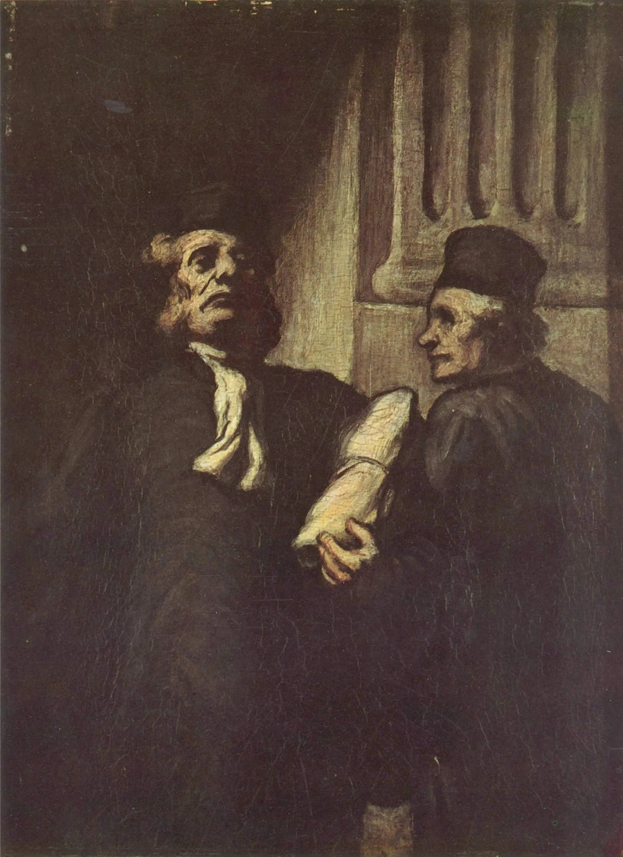 İki Avukat - Honoré Daumier