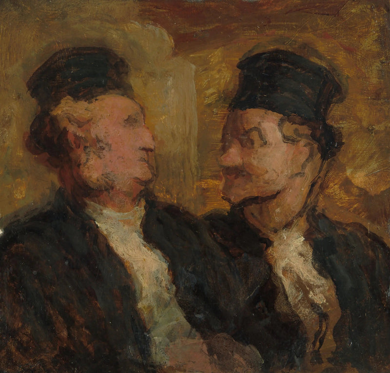İki Avukat - Honoré Daumier