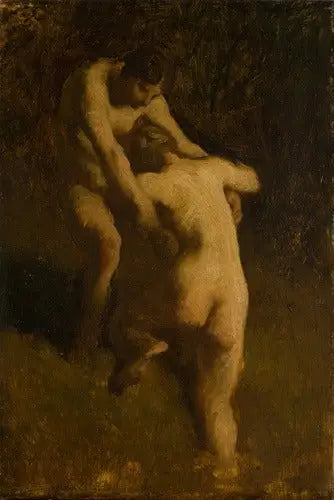 İki Yüzücü - Jean-François Millet