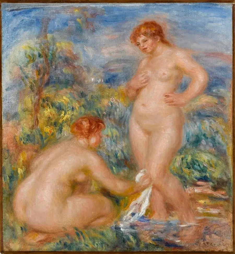 İki Yüzücü - Pierre-Auguste Renoir