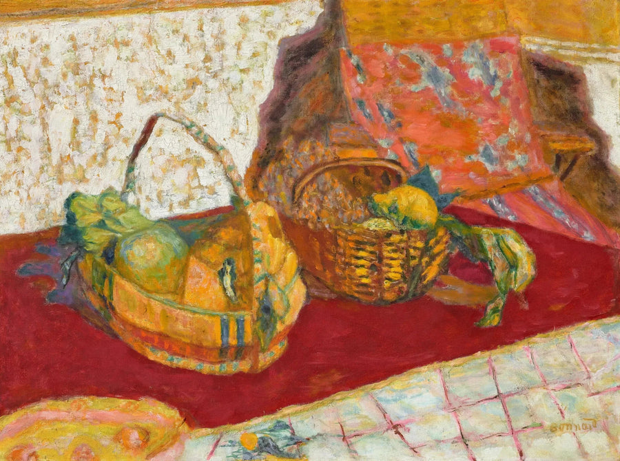 İki meyve sepeti - Pierre Bonnard