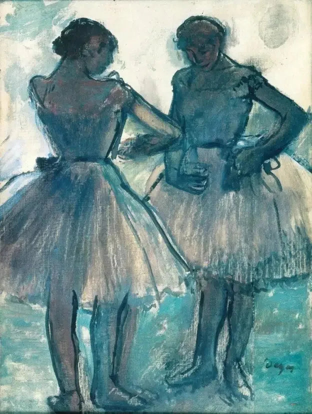 İki Dansçı - Edgar Degas